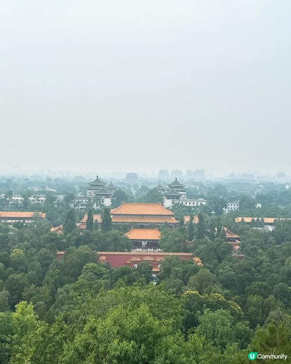 景山公園睇故宮全景🌇