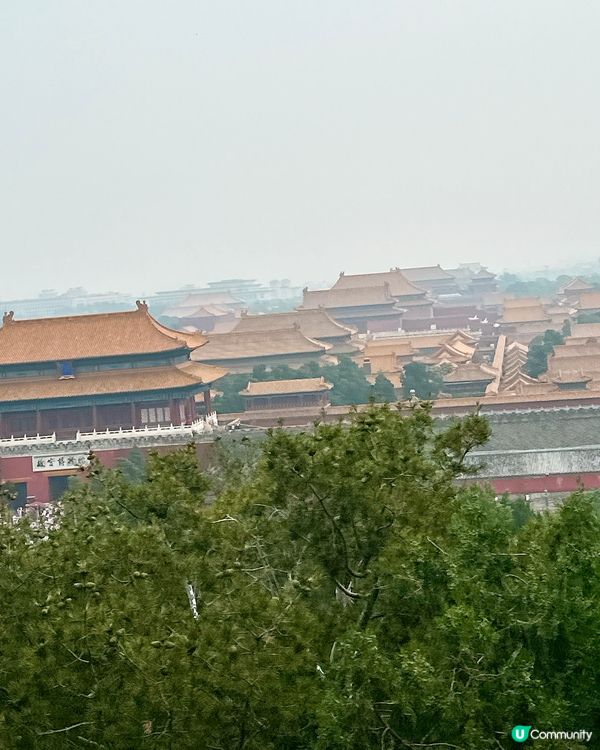 景山公園睇故宮全景🌇