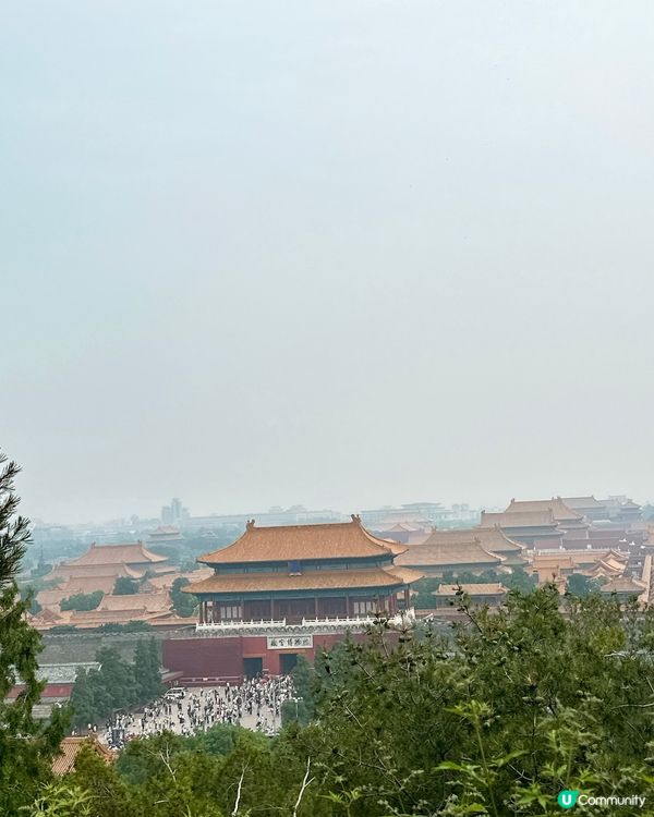 景山公園睇故宮全景🌇