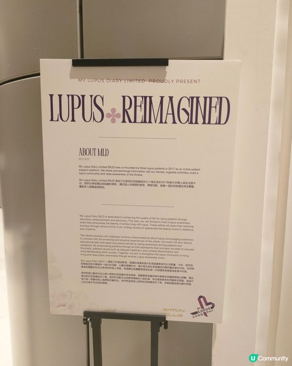 朗豪坊打卡新地標！🌸🦋世界紅瘡狼斑日藝術展！🖌️🖼️