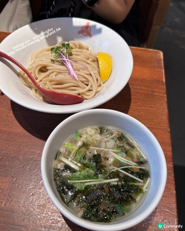 味道清爽 💕 好適合夏天的口味 🍜 塩味鯛魚沾麵