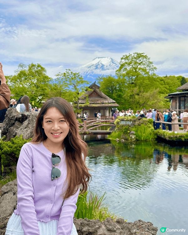 🇯🇵🗻第二次來終於成功的忍野八海✨ 