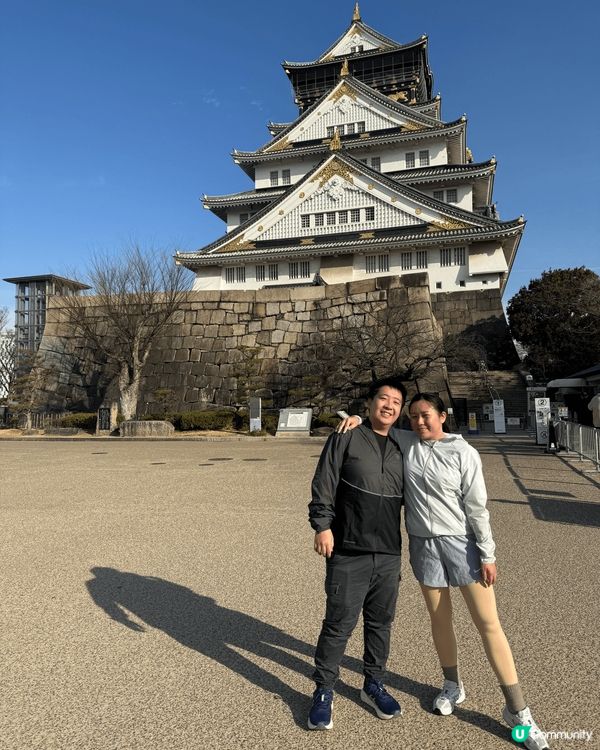 大阪城公園係著名景點，同時都係大阪跑步的「必經之地」！想體驗...