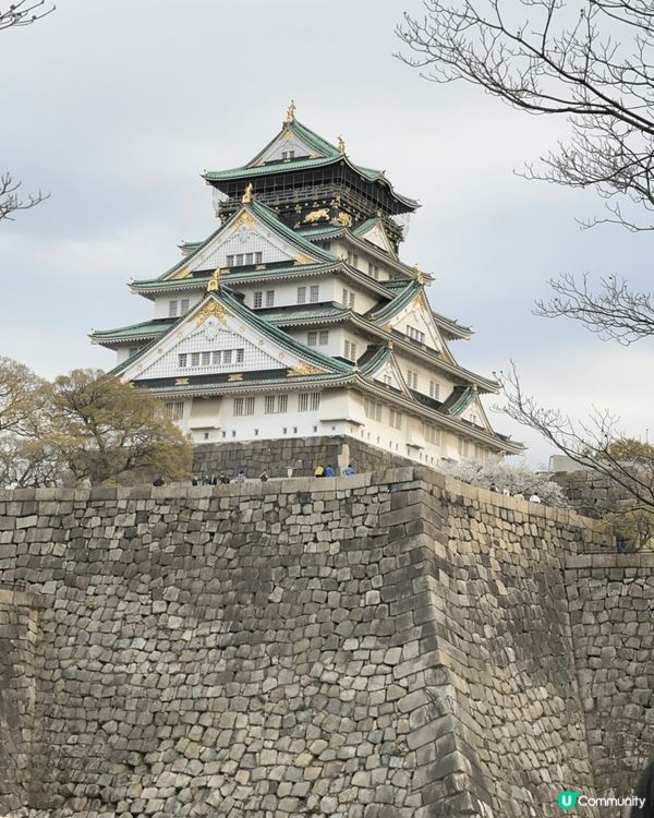 呢個應該係好多人都知道既大阪城，但係呢一次係我第一次去，所以...