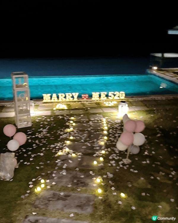 華欣一望無際pool villa，一早仲有管家準備好早餐.呢...