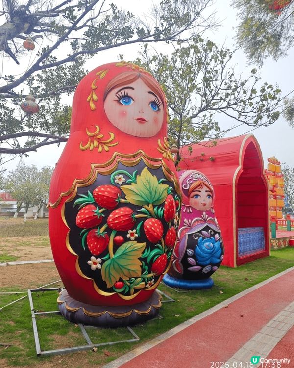 復活節去南沙參加燈會，雖然日間及晚間的景色各異，但同樣動人心...