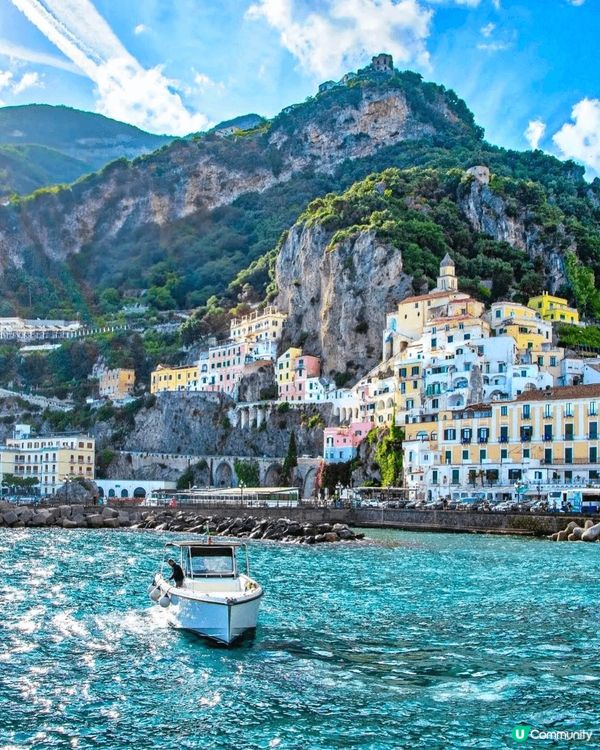 意大利阿馬爾菲海岸，懸崖海景＋檸檬小鎮