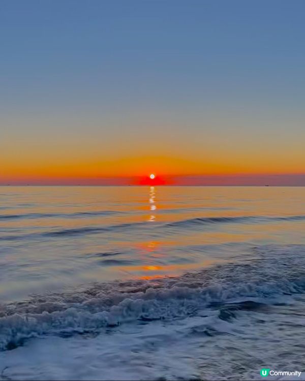 阿那亞凍海🌅，日出日落都咁靚！🌊