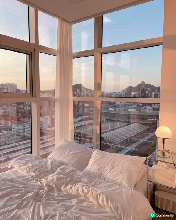 首爾民宿打卡📸！落地窗靚爆✨！ #首爾住宿 #打卡必去