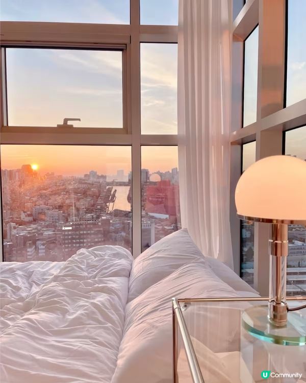 首爾民宿打卡📸！落地窗靚爆✨！ #首爾住宿 #打卡必去