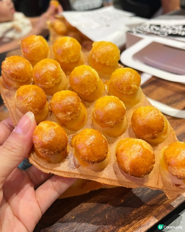 去菠蘿包雞蛋仔朝聖！😋 脆卜卜超正！🤤