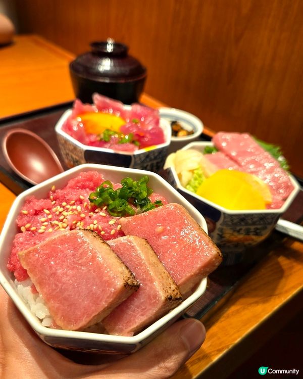 三色吞拿魚丼🤤！限時！