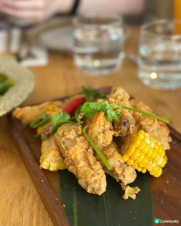 椒鹽雞翼失望😞！冬陰功意粉太酸！🍝