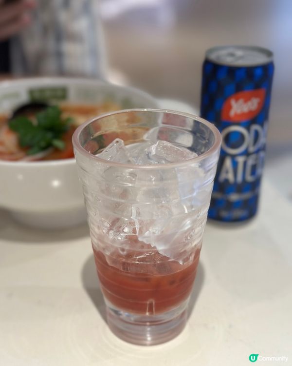 麻辣蕃茄湯米線😋🍅！湯底勁濃郁！