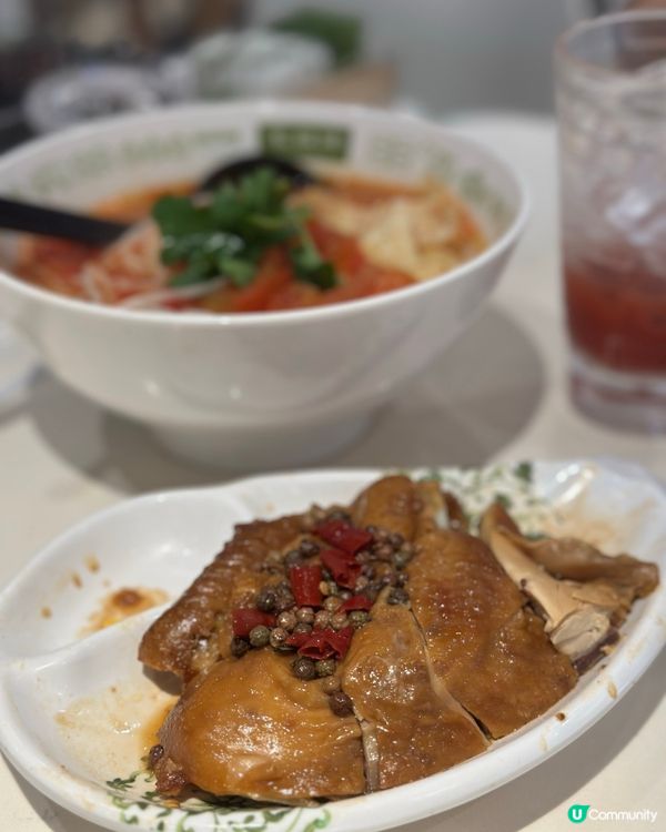 麻辣蕃茄湯米線😋🍅！湯底勁濃郁！