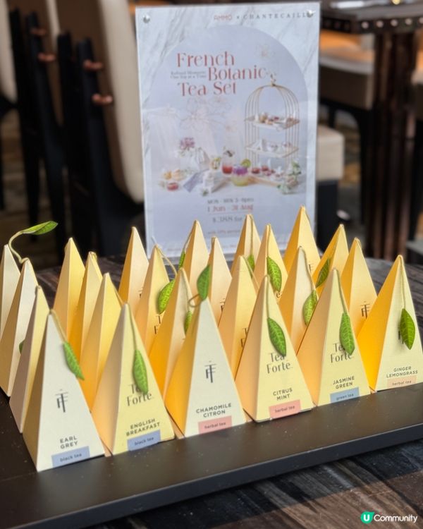 AMMO聯乘CHANTECAILLE 法式植萃下午茶🫖