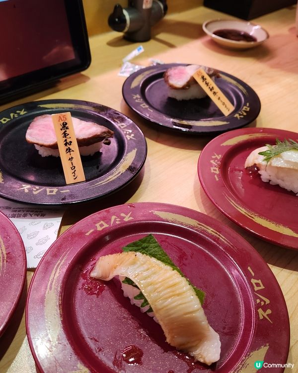 出色的A5黑毛和牛壽司😍😍