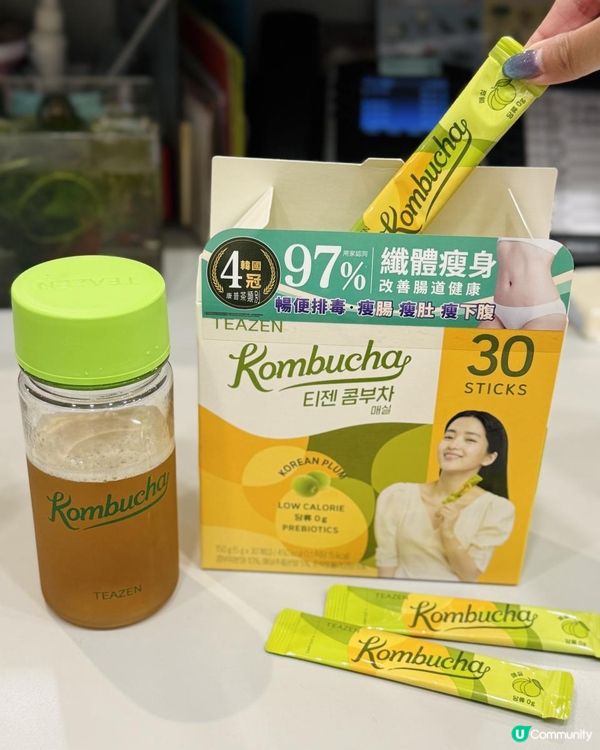 ♡簡單飲茶都可以瘦身？TEAZEN益生菌康普茶♡