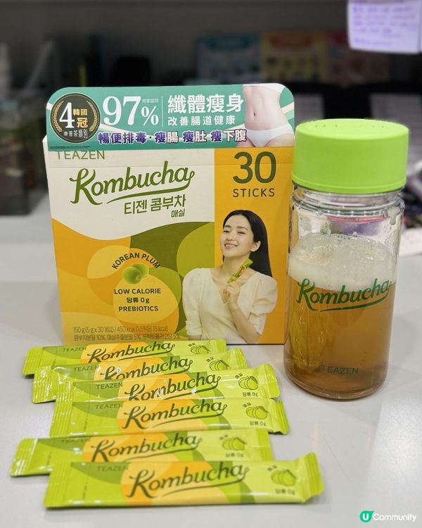 ♡簡單飲茶都可以瘦身？TEAZEN益生菌康普茶♡