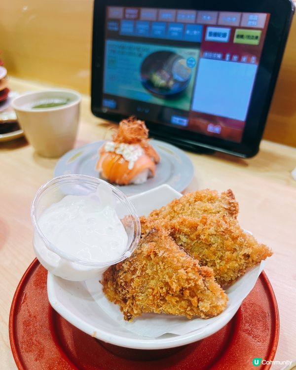 壽司郎夏日祭暴走🍣 ！炸鱈魚扒配他他醬🐟＋松葉蟹布巾壽司🦀