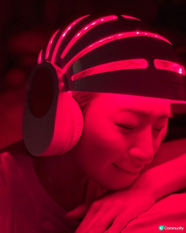 頭髮都要照燈 💡無痛居家生髮科技♦️