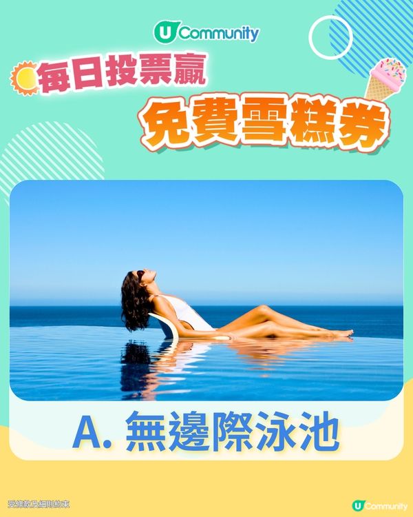 【27/6 投票請您食雪糕🍦】如果您要預訂靚景酒店，您覺得邊樣設施或服務最重要？