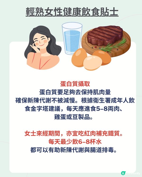 解決35歲+輕熟女士常有保健問題+3大飲食貼士