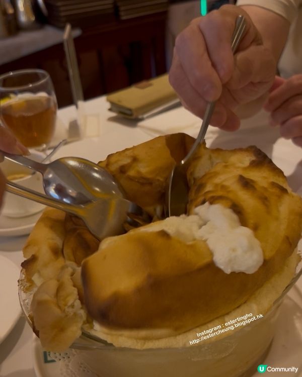 百年歷史老字號港式西餐廳 💕 招牌甜品 💕 巨型梳乎厘