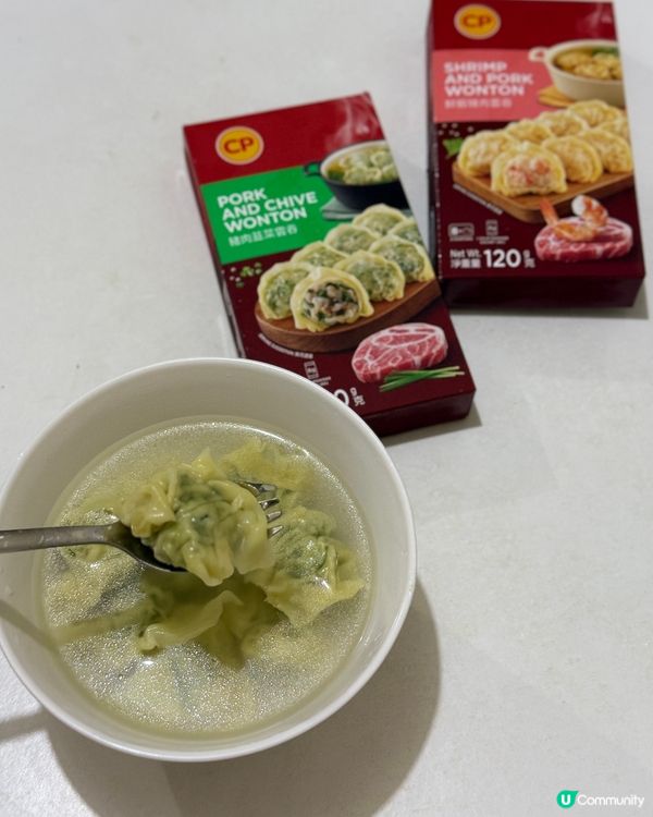 【雲吞新口味！😋 CP鮮蝦豬肉/豬肉韮菜🤤】