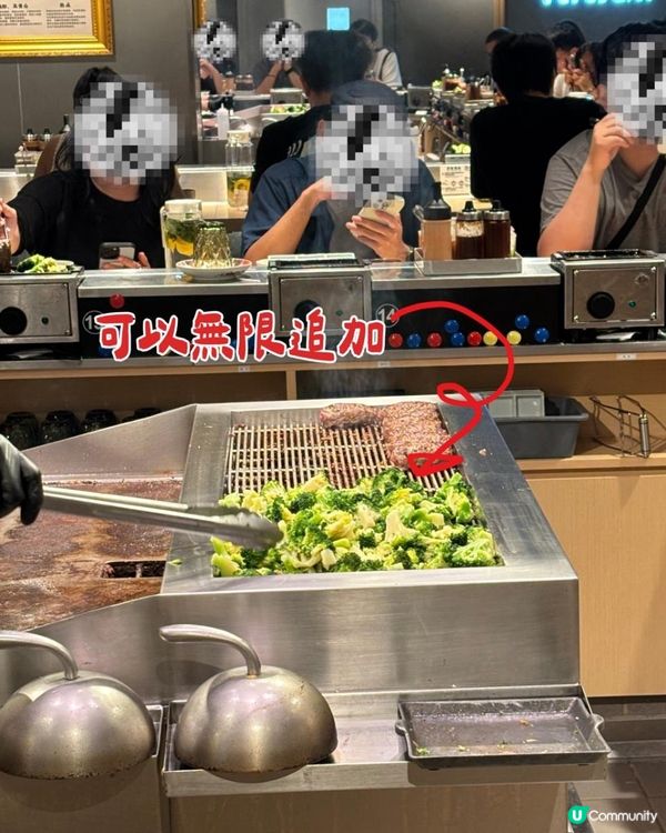 【肉肉大米｜沙田新城市鐵板漢堡套餐｜三款漢堡＋無限任食西蘭花＋湯飯超滿足！】