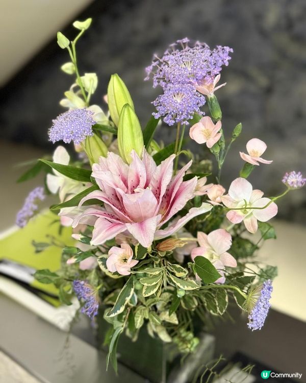 💐本週靚花-Rose Lily荷蘭重瓣雙托百合💐