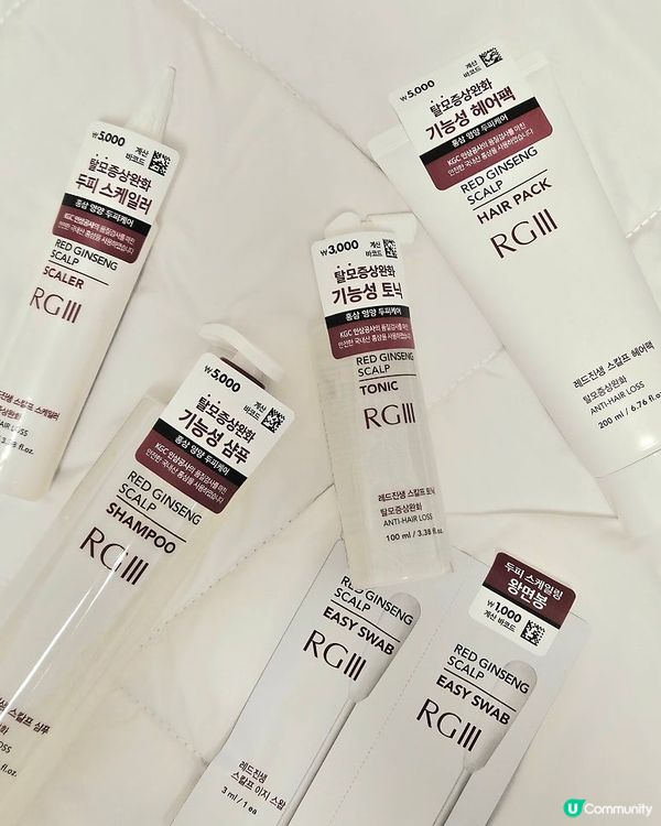 【實測】🇰🇷韓國Daiso紅參防脫髮5件套‼️KO頭皮問題‼️