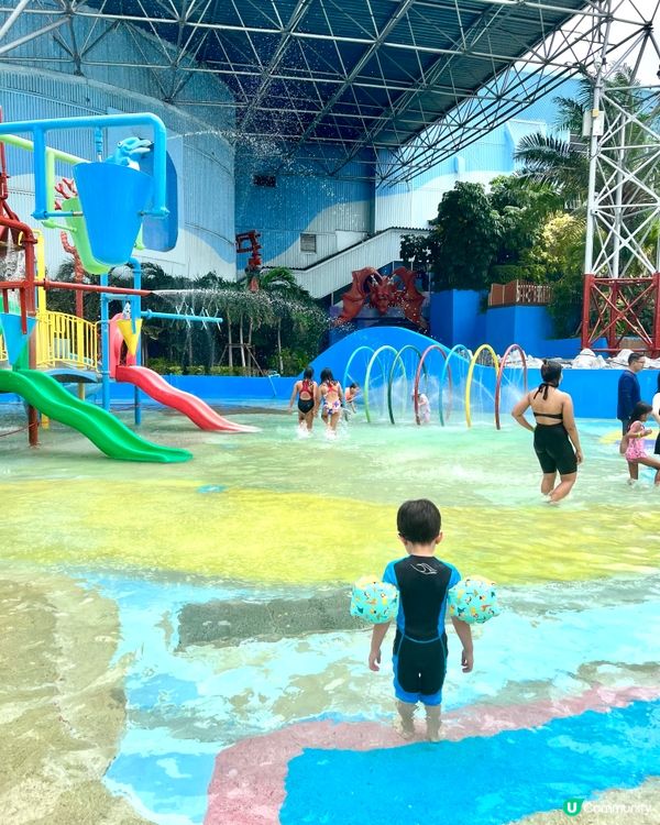 曼谷水上樂園玩到癲 🐧💦 親子必去！