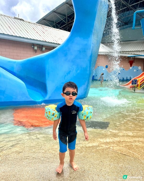 曼谷水上樂園玩到癲 🐧💦 親子必去！
