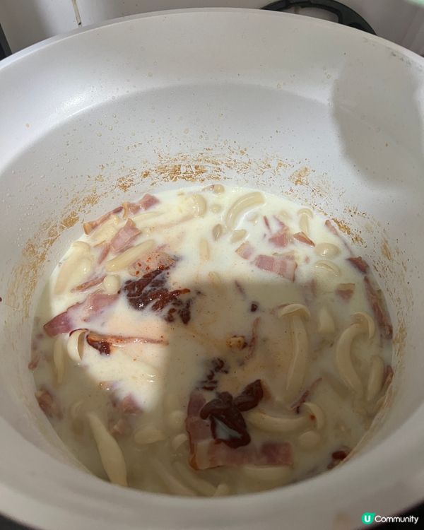 韓式玫瑰芝士卷卷意粉