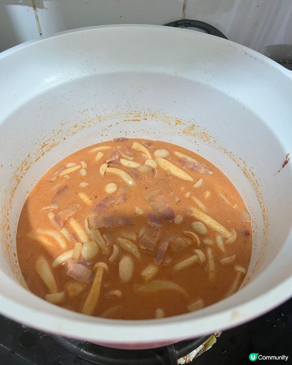 韓式玫瑰芝士卷卷意粉