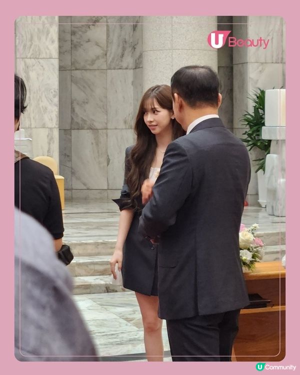 Karina出席姐姐婚禮