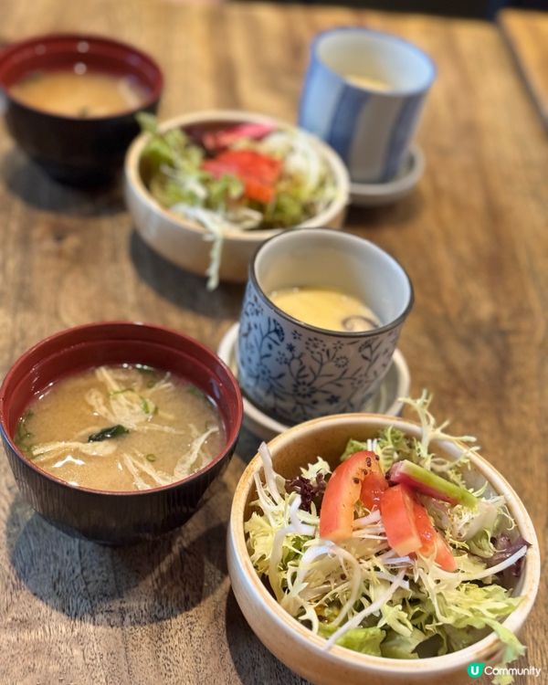 $108包曬主食、沙律、茶碗蒸、湯➕飲品