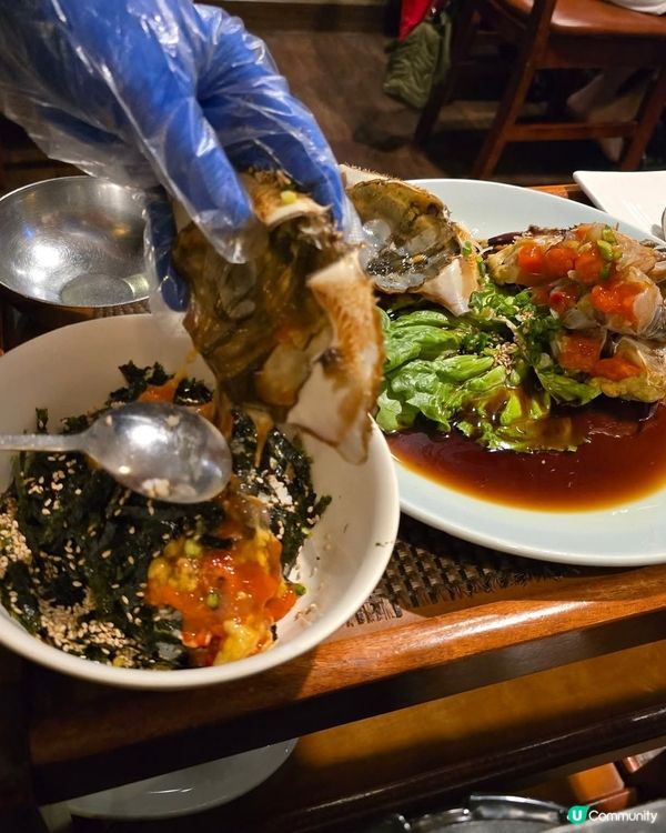 入座慢啲都值！醬油蟹超鮮味😋！打卡一流📸！