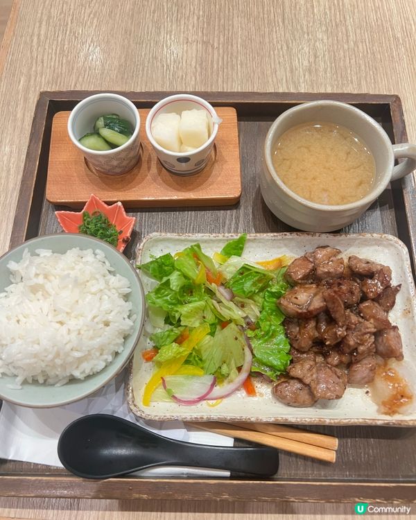 今晚奧海城覓食記😋！生薑燒豚肉超正！🐷🍚