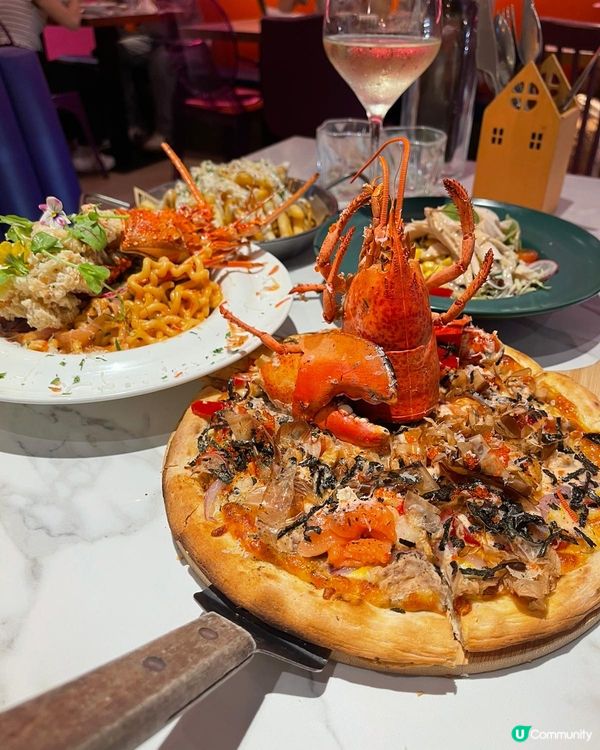 畫碟+龍蝦QQ意粉🤤！生日飯必選！🥳