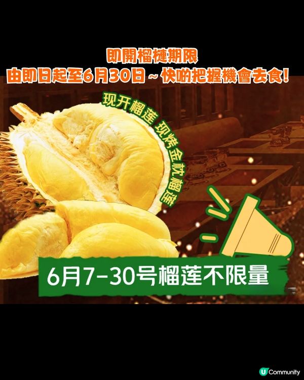 深圳榴槤放題3大推介🤤任食貓山王 / 蘇丹王 / 金枕頭榴槤！馬來西亞直運 / 即開即食~附地址交通