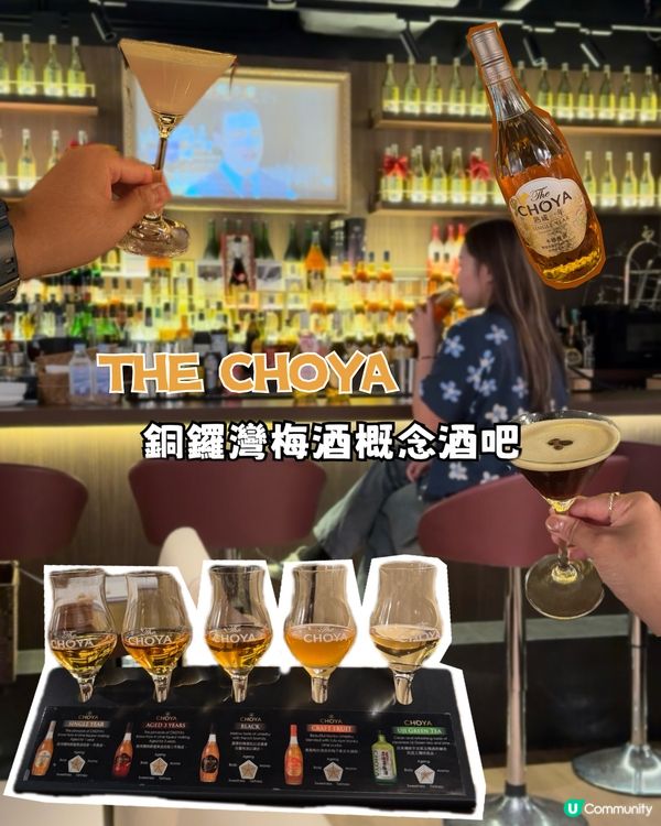 銅鑼灣「The CHOYA」梅酒概念酒吧？！