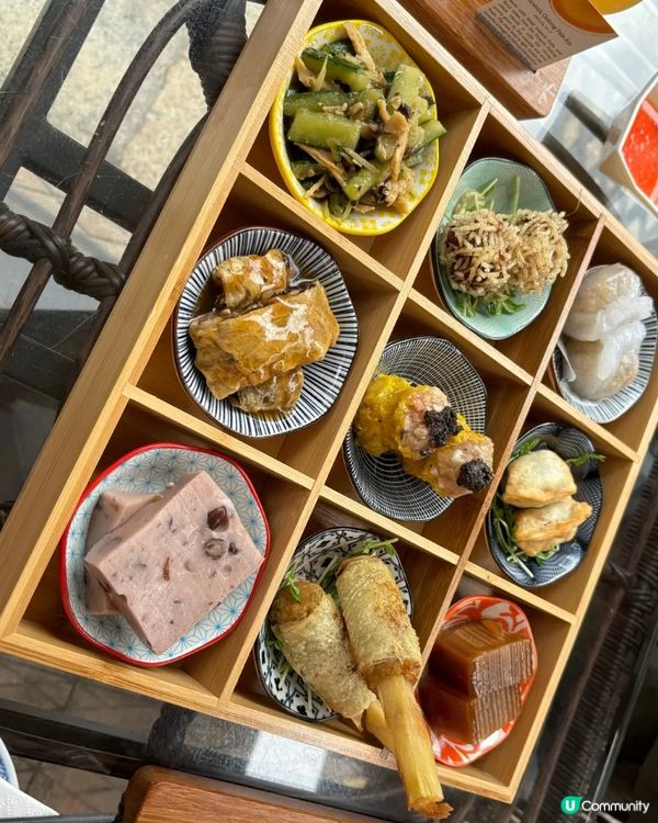 係某平台買左voucher去試樂茶軒既素食tea set