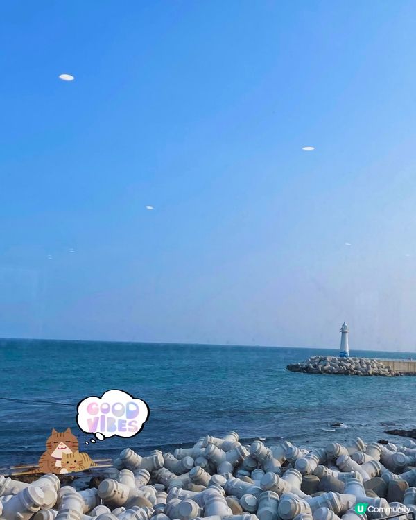 🇰🇷釜山必去😍海雲台三層海景Cafe💙