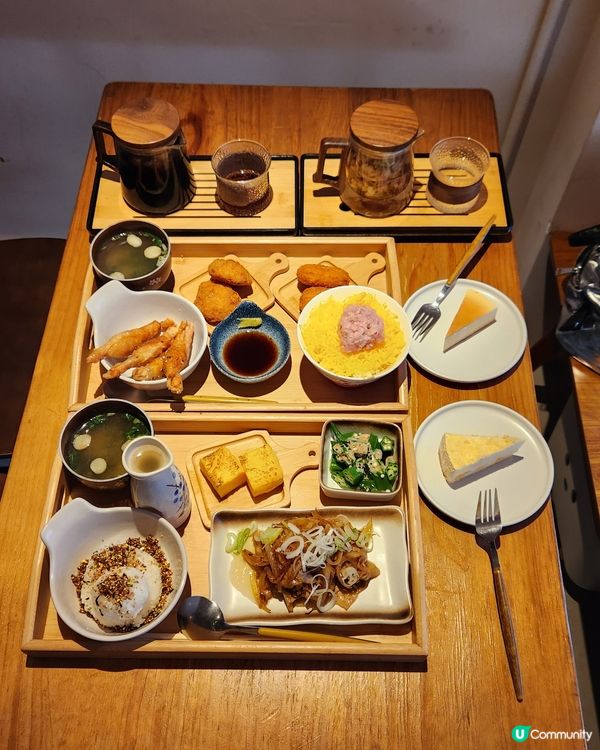 享受櫻花樹下的美食🍶🌸