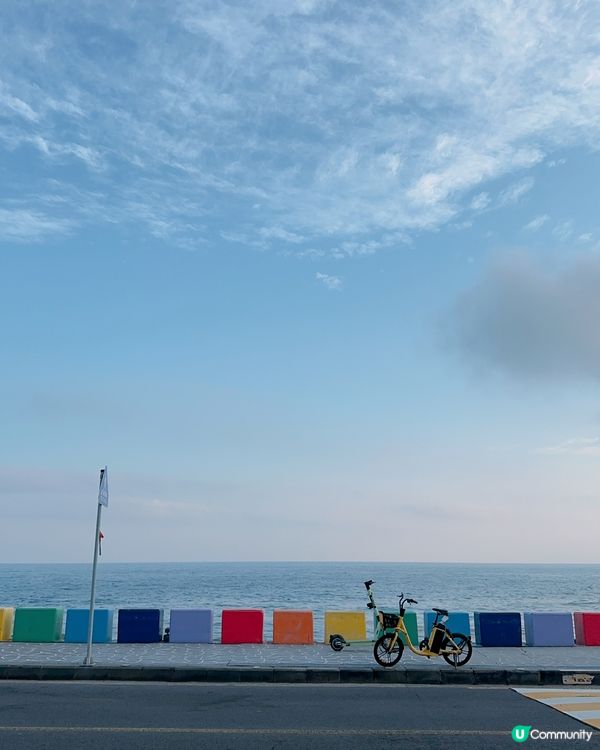 濟州最美彩虹海岸公路🌈🧡❤️🩵💛💜