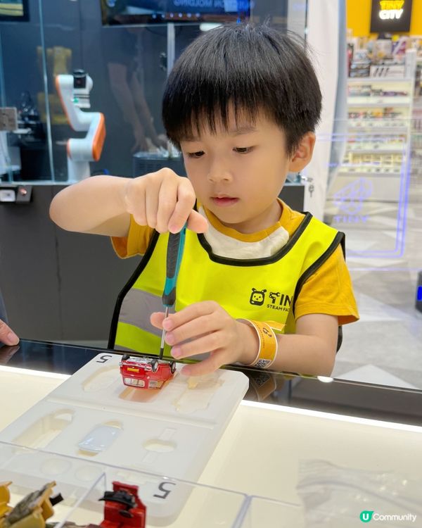 DIY人手組裝車仔工作坊 | Tiny Steam Fact...