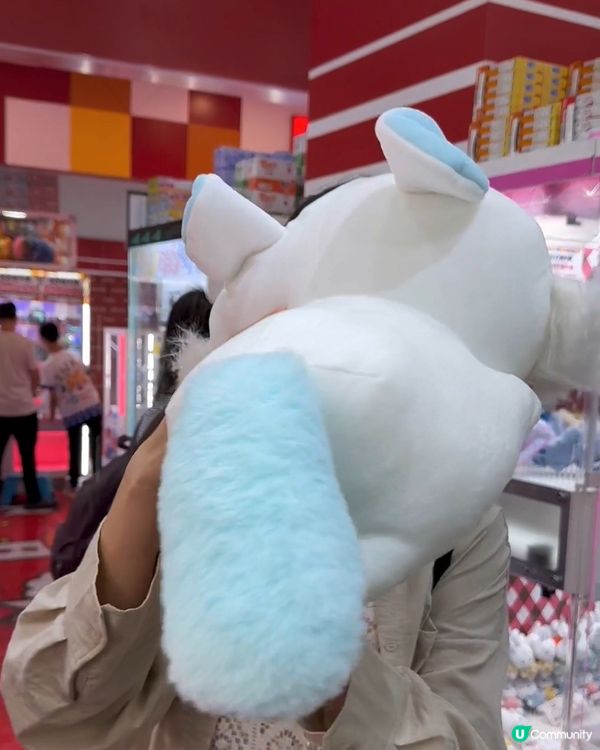 夾公仔狂熱！荃灣佛心店必去🤩 夾到大飛鼠超開心！