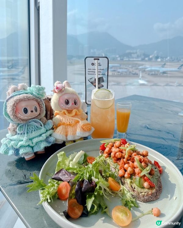 ✈️早機必到機埸Intervals SkyBar ✈️ 免費餐😋 x 270度靚景